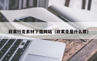肇庆寂寞行走素材下载网站（寂寞走是什么歌）